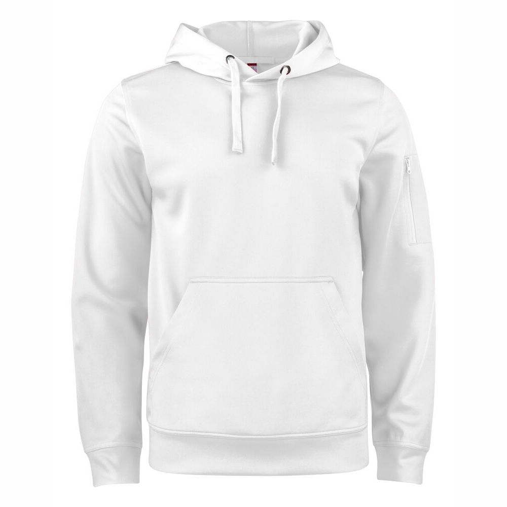 Felpa Hoody bianca ACTIVE