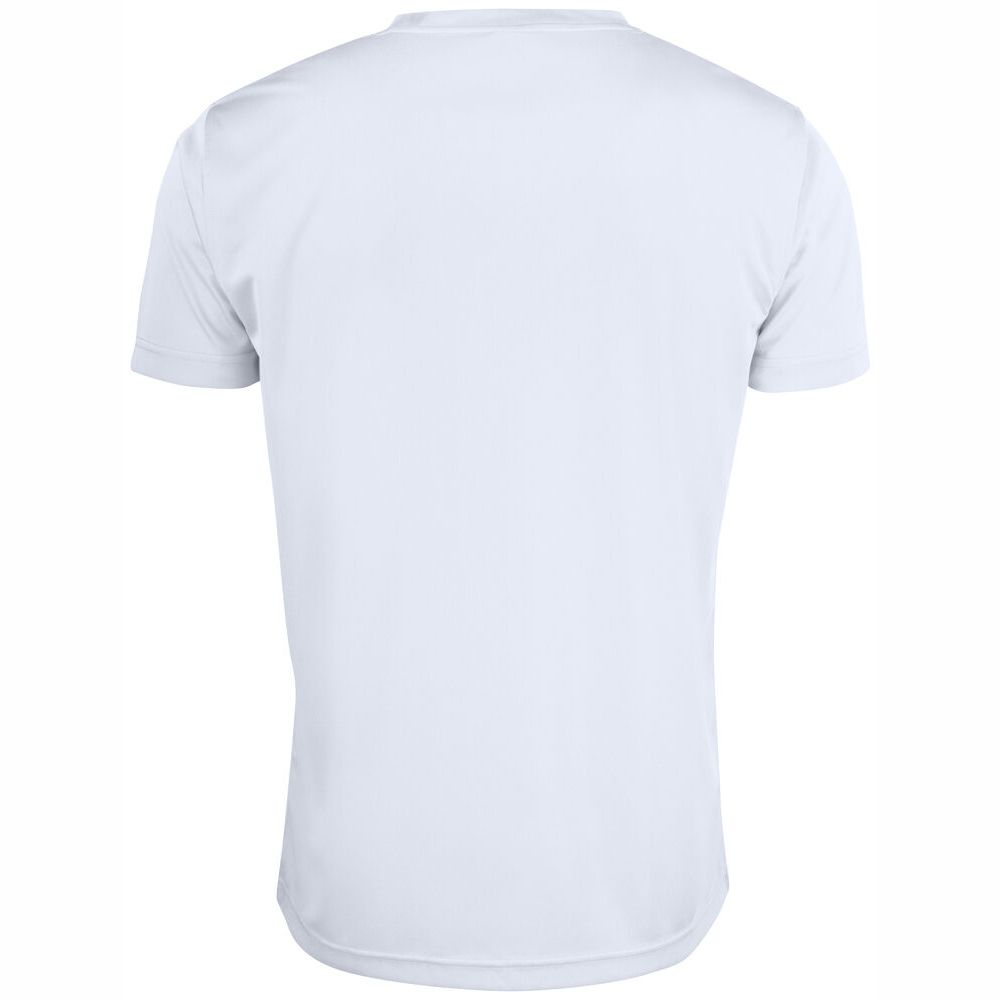 T shirt bianca unisex ACTIVE schiena